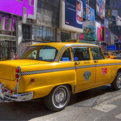 The yellow cab
